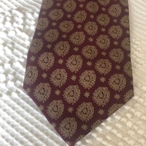 Classic Maroon and Gold Men's Tie